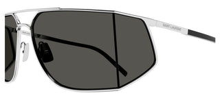 Saint Laurent Sl 750 Men Silver Squared Sunglasses