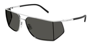 Saint Laurent Sl 750 Men Silver Squared Sunglasses