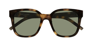 Saint Laurent SL M105/F women Havana Squared Sunglasses