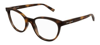 Saint Laurent SL M111 women Havana Squared Eyeglasses