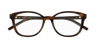 Saint Laurent SL M113 women Havana Geometric Eyeglasses