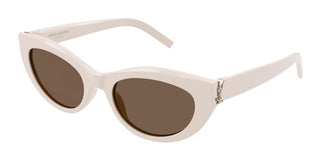 Saint Laurent SL M115 women White Geometric Sunglasses