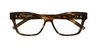 Saint Laurent SL M116 women Havana Geometric Eyeglasses