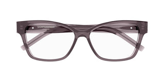 Saint Laurent SL M116 women Brown Geometric Eyeglasses