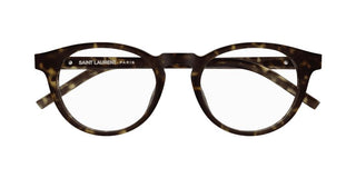 Saint Laurent SL M122/F women Havana Round Eyeglasses