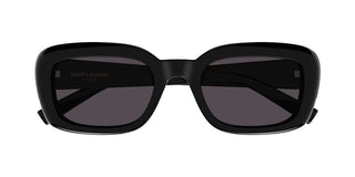 Saint Laurent SL M130 women Black Squared Sunglasses