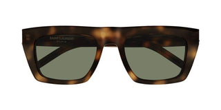 Saint Laurent SL M131 unisex Havana Squared Sunglasses