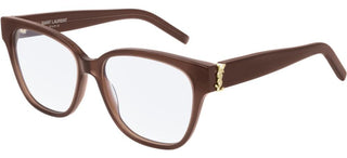 Saint Laurent SL M33 women Brown Squared Eyeglasses