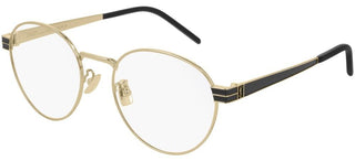 Saint Laurent SL M63 unisex Gold Round Eyeglasses