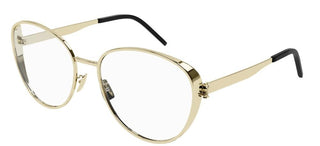 Saint Laurent SL M93 women Gold Round Eyeglasses