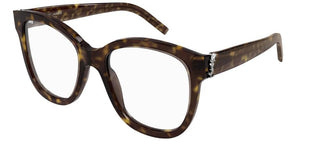 Saint Laurent SL M97 women Havana Oversize Eyeglasses