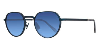 Moscot Smendrik Sun Unisex Blue Round Sunglasses