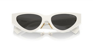 Miu Miu SMU 03ZS women White Cat Eye Sunglasses