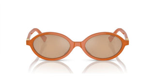 Miu Miu SMU 04ZS women Orange Oval Sunglasses