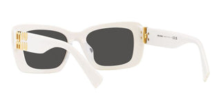 Miu Miu SMU 07YS women White Squared Sunglasses