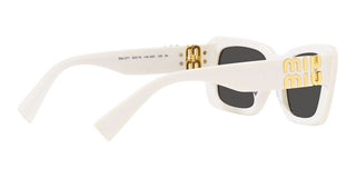 Miu Miu SMU 07YS women White Squared Sunglasses