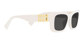 Miu Miu SMU 07YS women White Squared Sunglasses