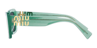 Miu Miu SMU 07YS women Green Squared Sunglasses