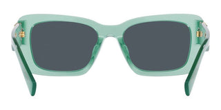 Miu Miu SMU 07YS women Green Squared Sunglasses