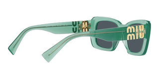 Miu Miu SMU 07YS women Green Squared Sunglasses