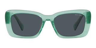 Miu Miu SMU 07YS women Green Squared Sunglasses