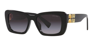 Miu Miu SMU 07YS women Black Squared Sunglasses