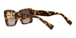 Miu Miu SMU 07YS women Havana Squared Sunglasses