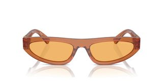 Miu Miu SMU 07ZS women Orange Oval Sunglasses