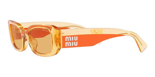 Miu Miu SMU 08YS women Orange Squared Sunglasses