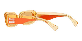 Miu Miu SMU 08YS women Orange Squared Sunglasses