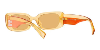 Miu Miu SMU 08YS women Orange Squared Sunglasses