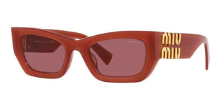 Miu Miu SMU 09WS women Violet Geometric Sunglasses