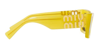 Miu Miu SMU 09WS women Yellow Geometric Sunglasses