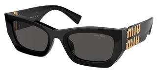 Miu Miu SMU 09WS women Black Geometric Sunglasses