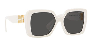 Miu Miu SMU 10YS women White Squared Sunglasses