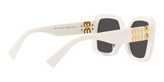 Miu Miu SMU 10YS women White Squared Sunglasses