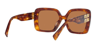 Miu Miu SMU 10YS women Havana Squared Sunglasses