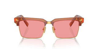 Miu Miu SMU 10ZS women Brown Squared Sunglasses