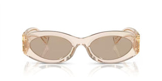 Miu Miu SMU 11WS women Transparent Oval Sunglasses