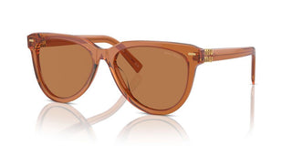 Miu Miu SMU 12ZS women Orange Geometric Sunglasses