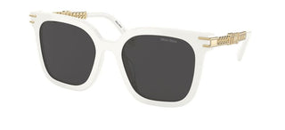 Miu Miu SMU 13WS women White Squared Sunglasses