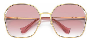 Miu Miu SMU 52WS women Gold Geometric Sunglasses