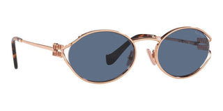 Miu Miu SMU 52YS women Rose gold Round Sunglasses