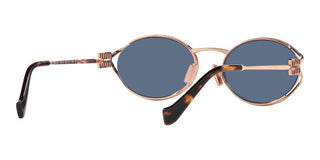 Miu Miu SMU 52YS women Rose gold Round Sunglasses