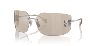 Miu Miu SMU 54YS women Silver Geometric Sunglasses