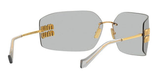 Miu Miu SMU 54YS women Gold Geometric Sunglasses