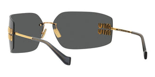 Miu Miu SMU 54YS women Gold Geometric Sunglasses