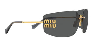 Miu Miu SMU 54YS women Gold Geometric Sunglasses