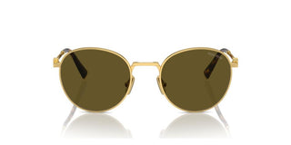 Miu Miu SMU 55ZS women Gold Round Sunglasses