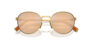 Miu Miu SMU 55ZS women Gold Round Sunglasses